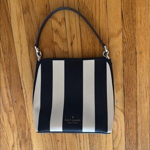 Kate Spade Blue and Cream Shoulder Bag